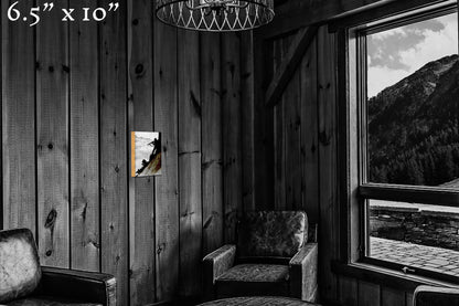 On the Slope of the Gisnitz - Wood Print