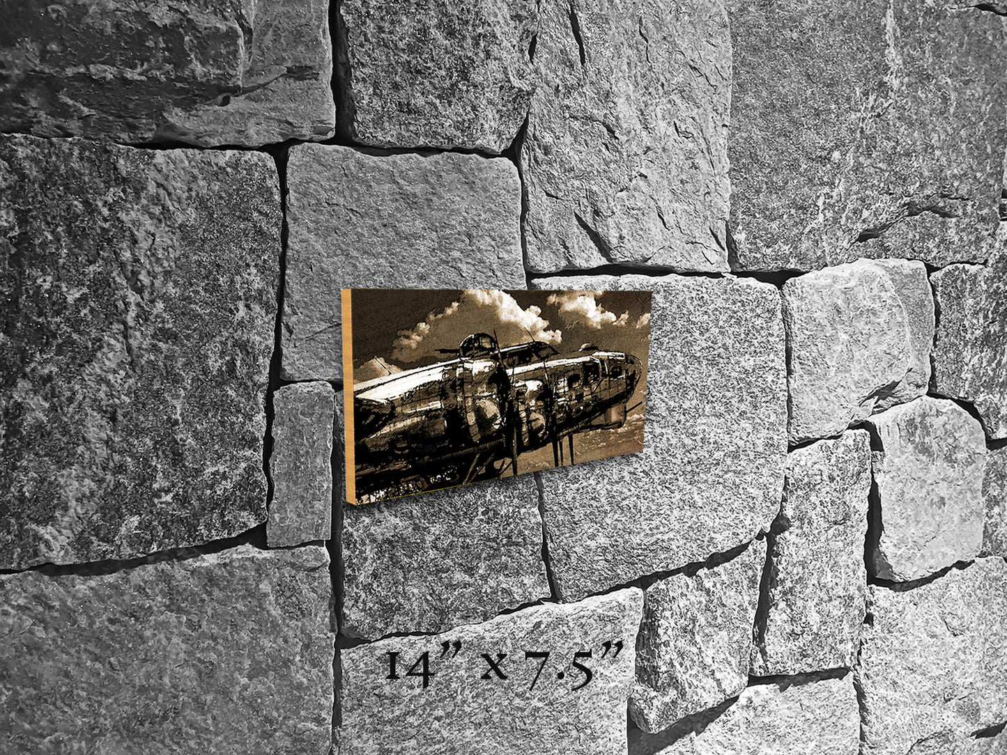 Flying Fortress - Wood Print