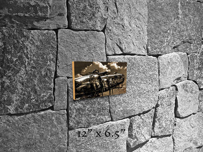 Flying Fortress - Wood Print