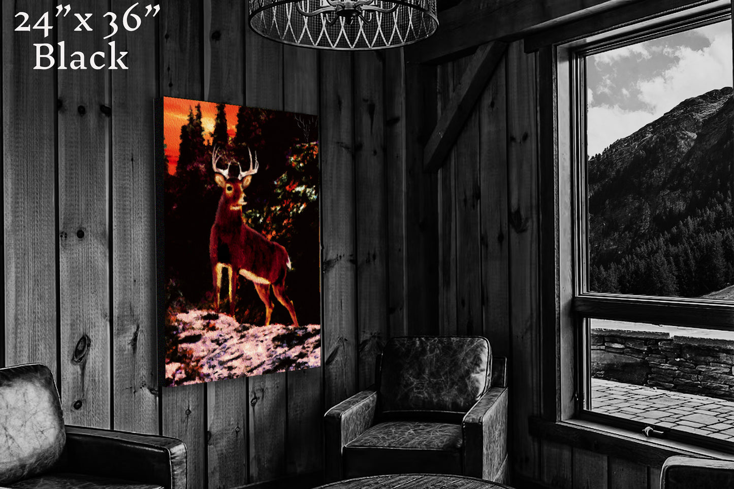 King of the Sunset - Canvas Print