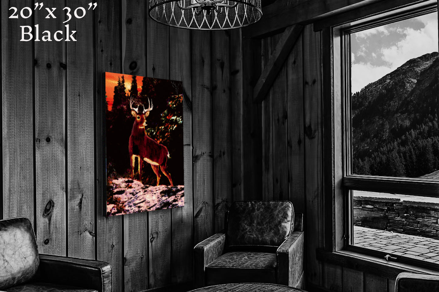 King of the Sunset - Canvas Print