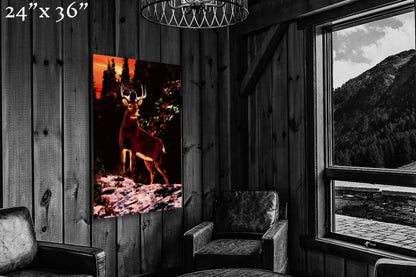 King of the Sunset - Metal Print