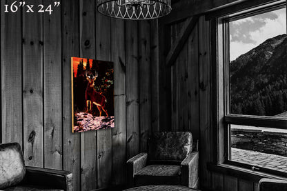 King of the Sunset - Wood Print