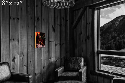 King of the Sunset - Wood Print