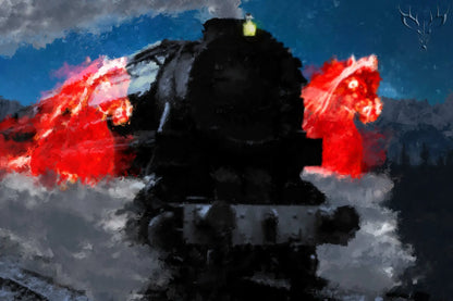 Ride of the Iron Horses - Metal Print