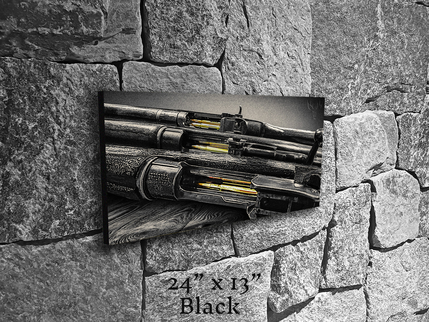 Brass Blood and Walnut Souls - Canvas Print