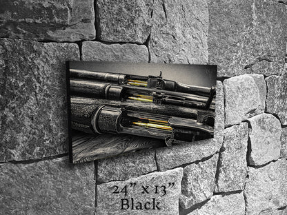 Brass Blood and Walnut Souls - Canvas Print