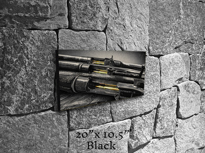 Brass Blood and Walnut Souls - Canvas Print