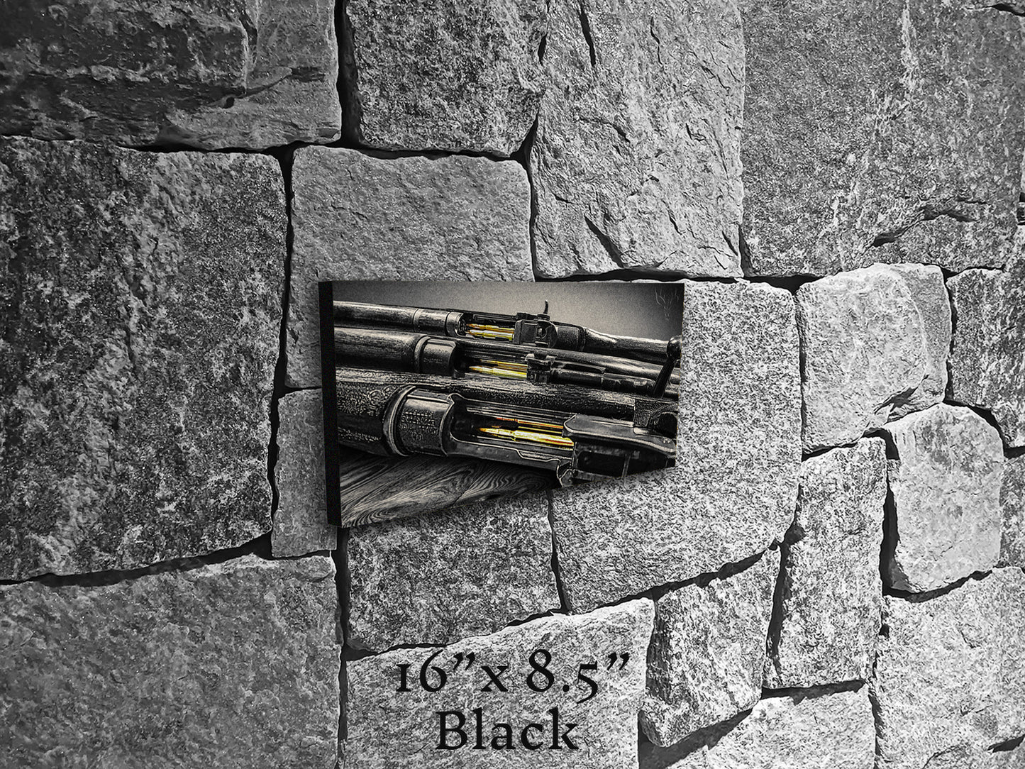 Brass Blood and Walnut Souls - Canvas Print