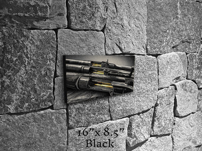 Brass Blood and Walnut Souls - Canvas Print