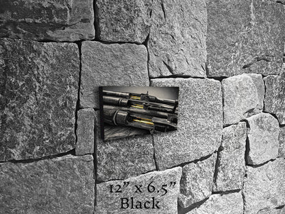 Brass Blood and Walnut Souls - Canvas Print