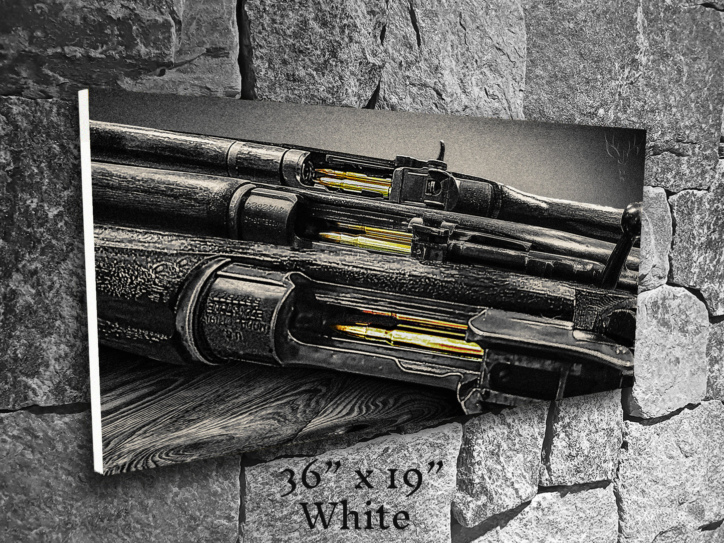 Brass Blood and Walnut Souls - Canvas Print