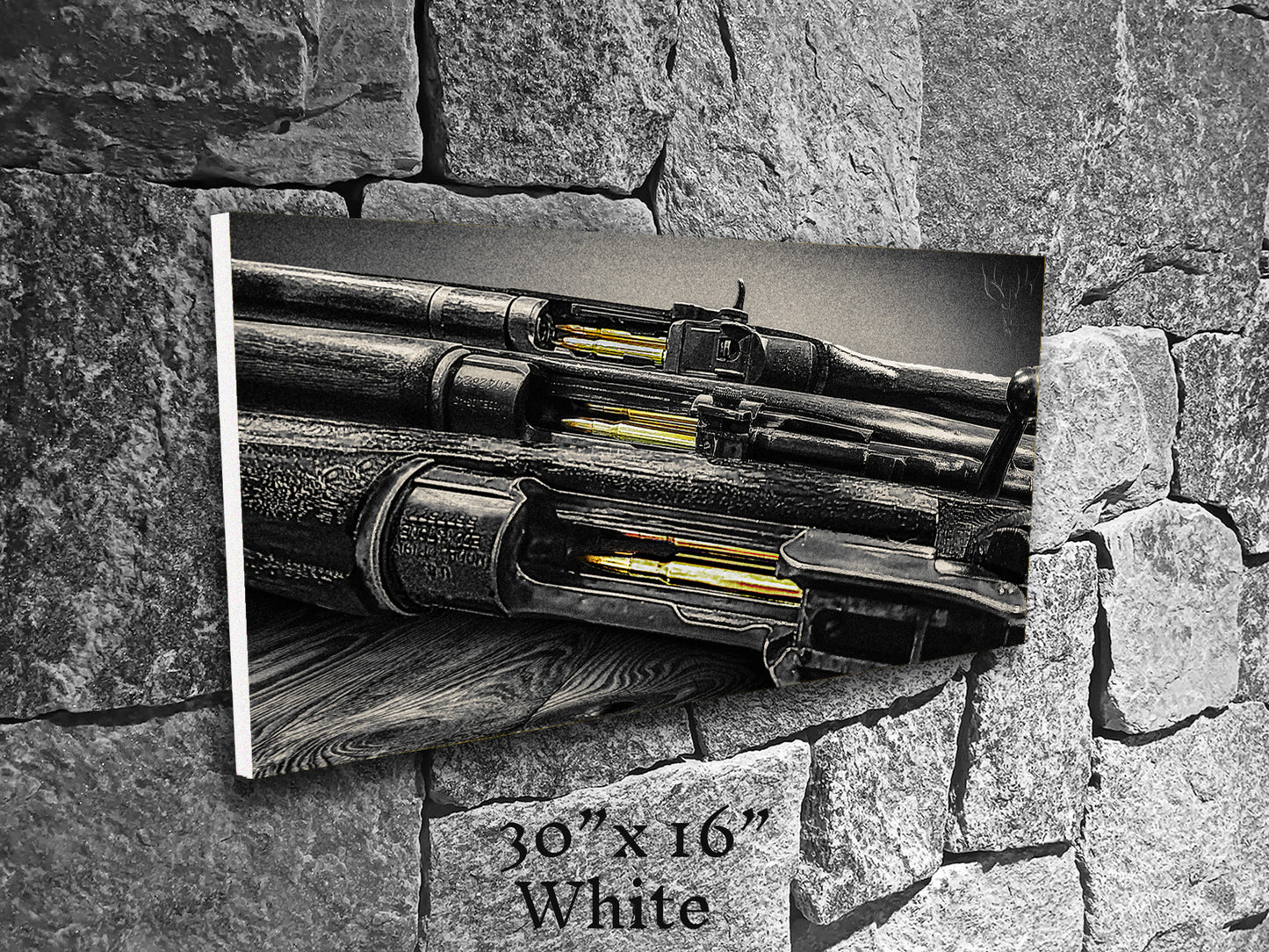 Brass Blood and Walnut Souls - Canvas Print