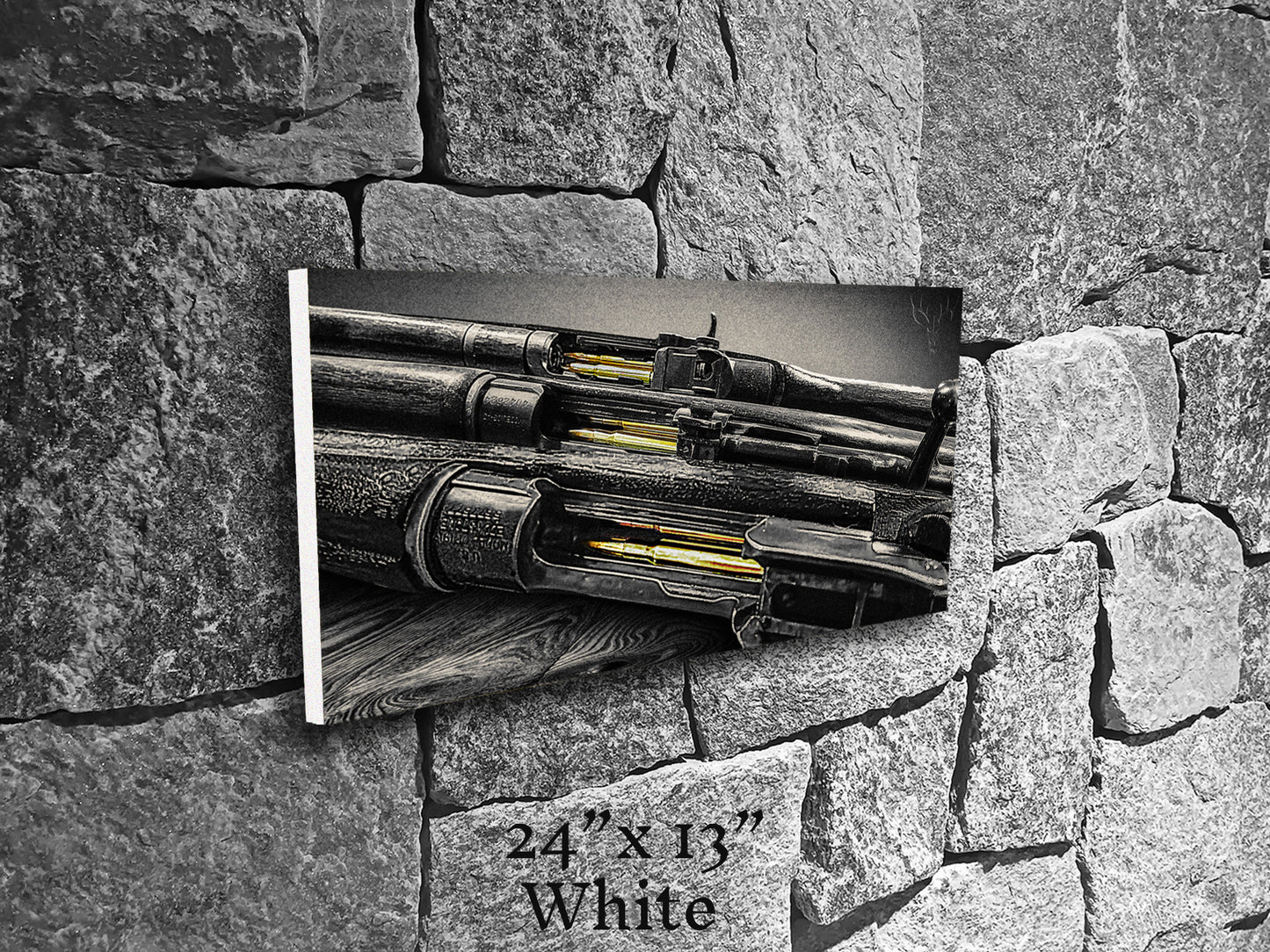 Brass Blood and Walnut Souls - Canvas Print