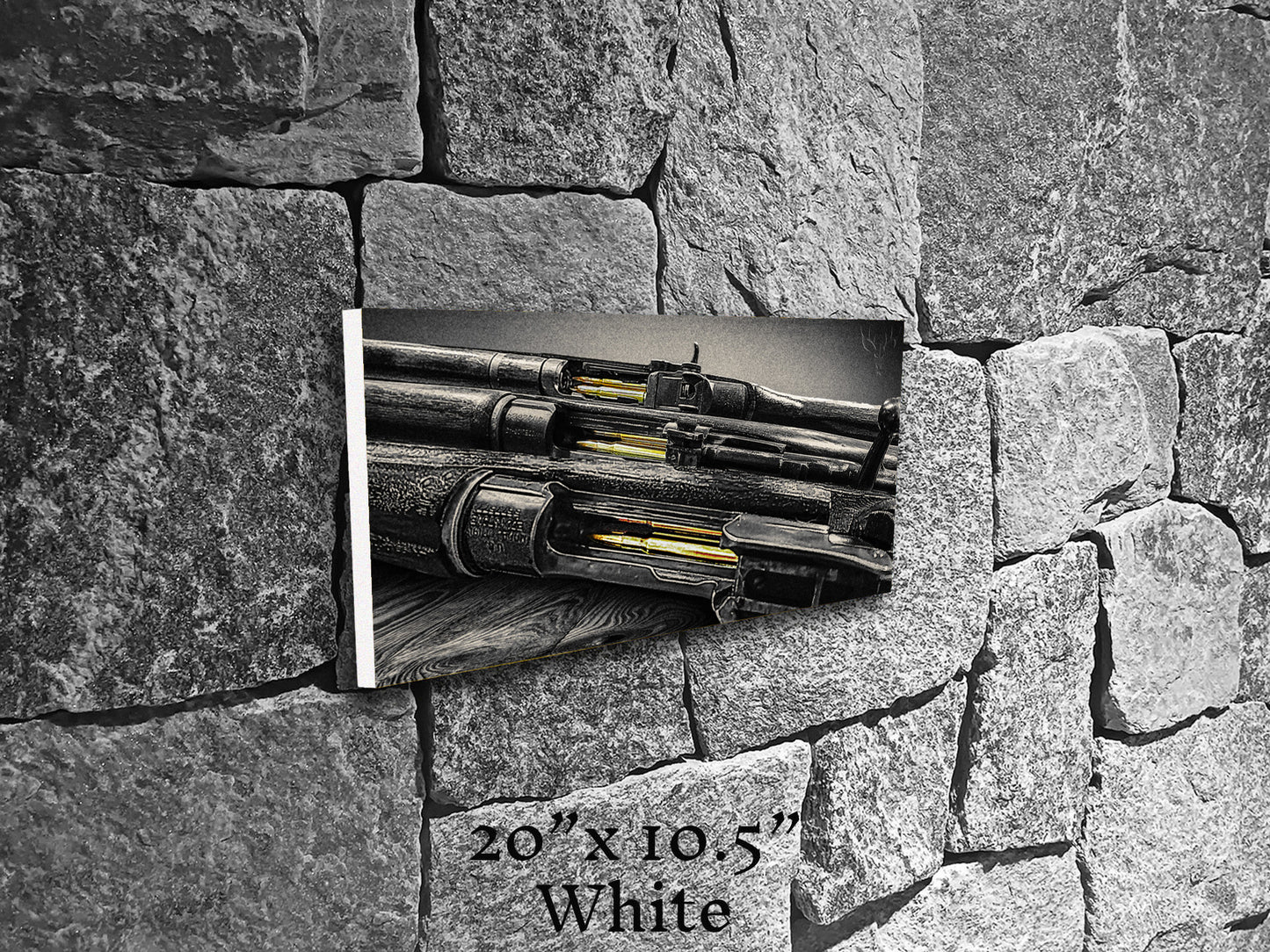 Brass Blood and Walnut Souls - Canvas Print