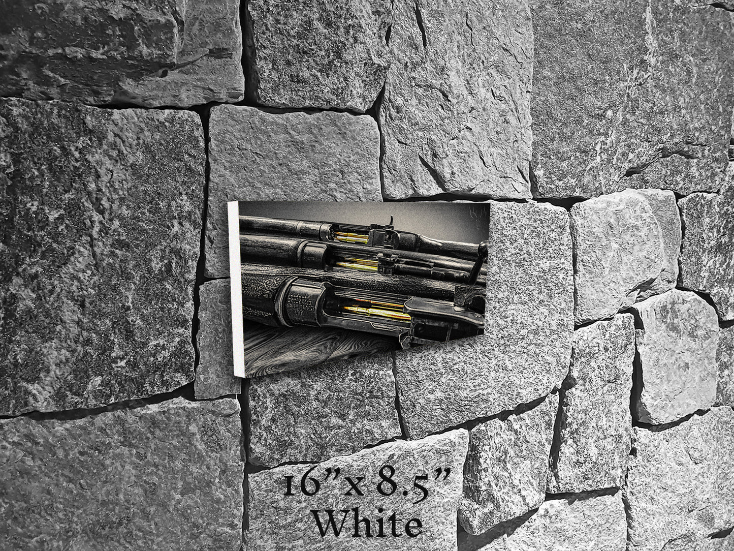 Brass Blood and Walnut Souls - Canvas Print