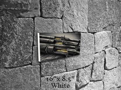 Brass Blood and Walnut Souls - Canvas Print