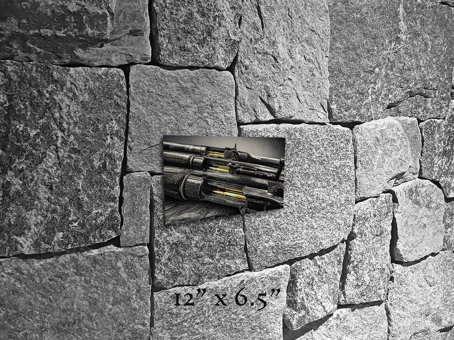 Brass Blood and Walnut Souls - Metal Print