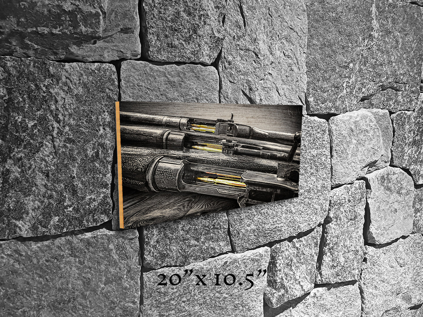 Brass Blood and Walnut Souls - Wood Print