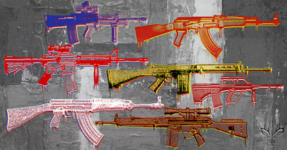 Weapons Of The World - Canvas Print